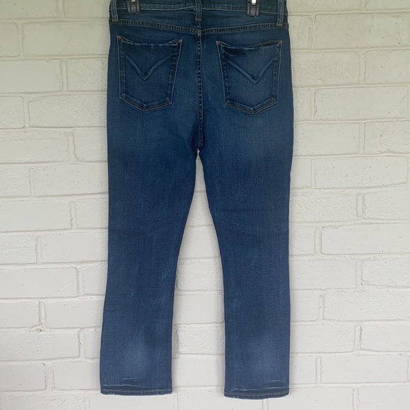 Hudson Brix High Rise Crop Flare In Lonestar 30 - Picture 5 of 9